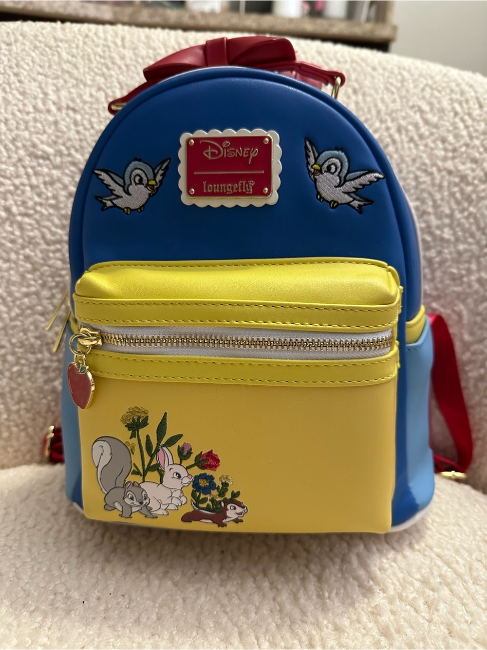 Loungefly Blue, Yellow & Red Bambi Mini Backpack